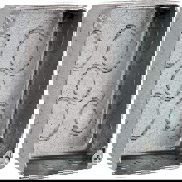 Electrical Junction Box: Steel, Square, 4